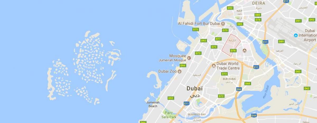 Karama Dubaj mapu
