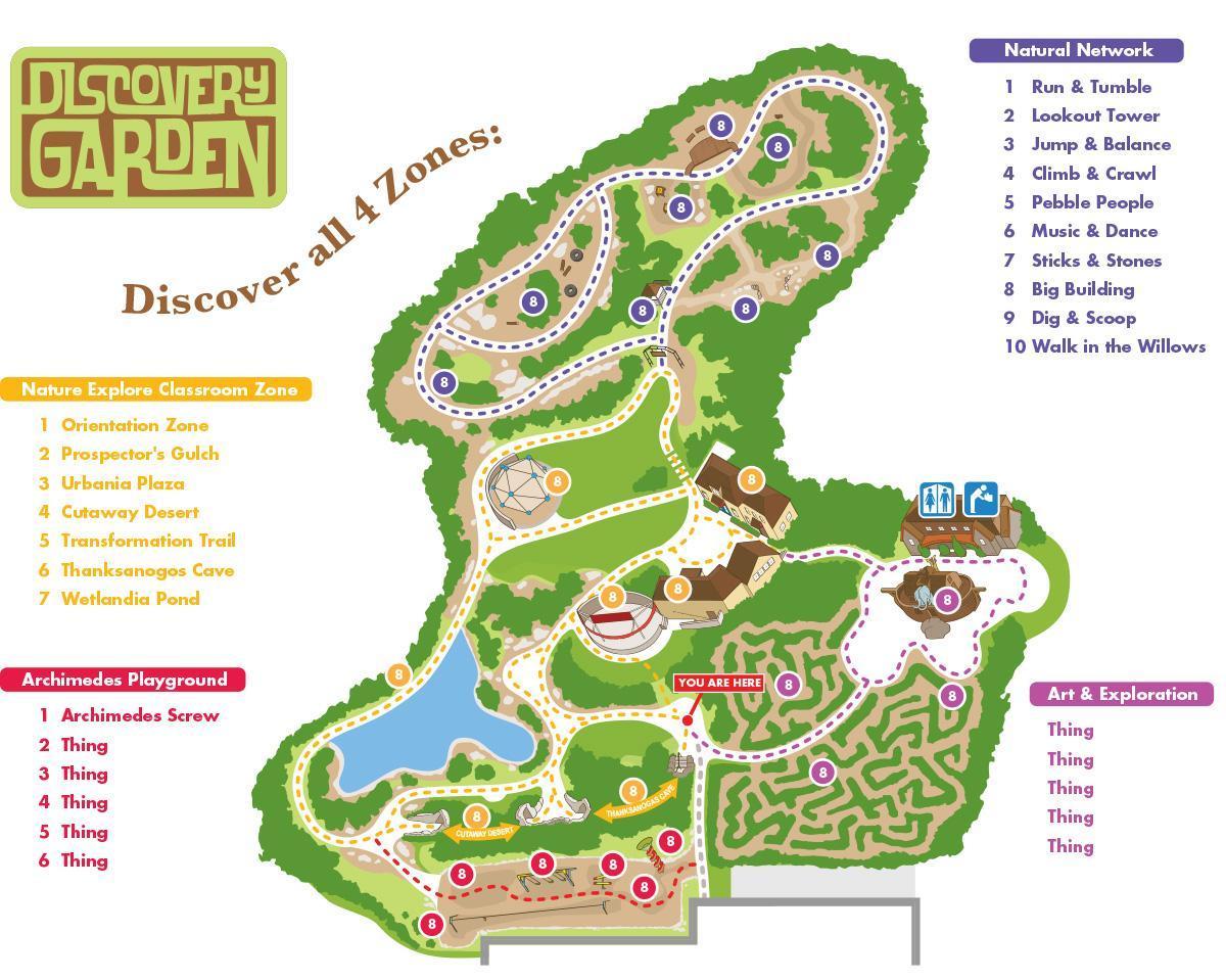 Discovery Gardens polohy na mape