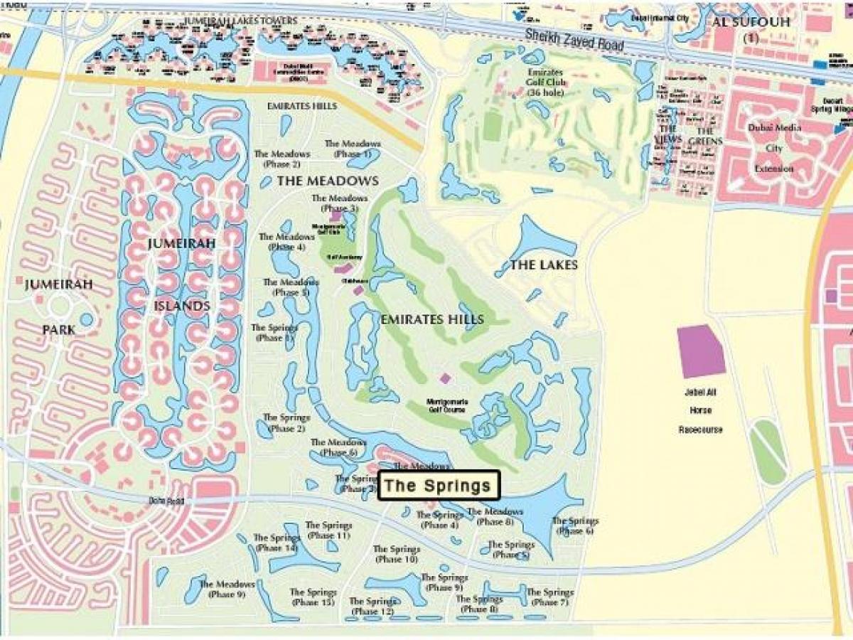 mapu Dubaj lúky