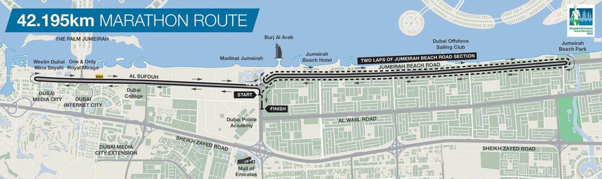 mapu Dubaj maratón