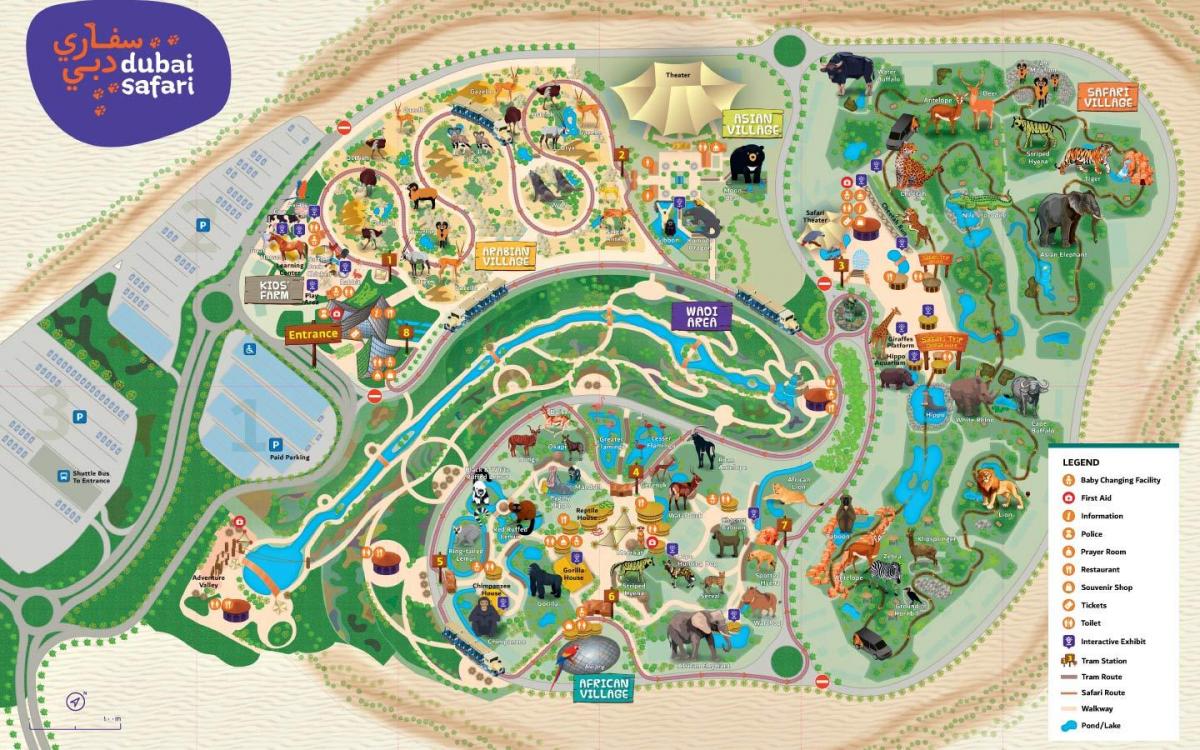 mapu Dubaj zoo