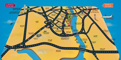 Mapa Detí meste Dubaj