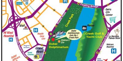 Dolphin show Dubaj polohy na mape