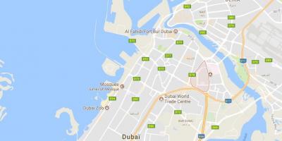 Mapa Oud Metha Dubaj