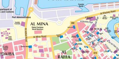 Dubaj port mapu