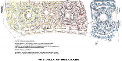 Villa Dubaj polohy na mape